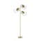 Jonathan Y Billy 66.5" 3-Light Modern Contemporary Iron LED Floor Lamp, Brass Gold JYL3086A - alternate 9