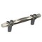 Amerock London 3-3/4 in 96 mm Center-to-Center Polished Nickel/Black Chrome Cabinet Pull BP36648PNBCR - alternate 1