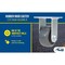 Vestil Rubber Rigid Caster 4 In. Diameter x 2 In. Width 551 Lb. Capacity Dark Gray/Gold CST-KSM-4X2MR-R - alternate 9