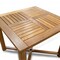 Homeroots 36" Brown Square Solid Wood Trestle Base Dining Table 476415 - alternate 7