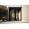 Vdomdoors Aluminum Door Cynex 6113 Natural Oak Entry Steel Metal Modern Painted W14+36+14xH80+12 Left Inswing CYNEX6113EXD-OAK-W14+36+14xH80+12-LH-I - alternate 6