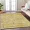 Homeroots 9' X 12' Gold Copper And Brown Geometric Washable Indoor Outdoor Area Rug 594789 - alternate 9