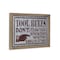 Homeroots 15" X 20" Brown And Gray Tool Rules Wood And Galvanized Metal Wall Decor 487534 - alternate 5