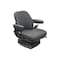 Uni Pro 424 Air Suspension Seat, 12-Volt, Charcoal Gray Fabric 8748 - alternate 9