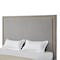 Homeroots Gray Solid Wood King Upholstered Velvet Bed 544798 - alternate 9