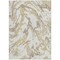 Homeroots 9' X 12' Ivory Gold And Brown Abstract Washable Indoor Outdoor Area Rug 600100 - alternate 6