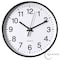Clockswise Black 8-In Analog Clock - Silent, Non-Ticking for Wall, Office Desk, Table and Shelf,  QI004744.BK.8 - alternate 10