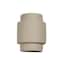 Luxury Lighting Fasciato 13.5 in Tall Ceramic Outdoor Wall Light, Cottonwood Paint Finish, 2PK (2) 129-00-CW-ud-7 - alternate 3