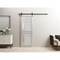 Sartodoors Sturdy Barn Door 32 x 84in, Light Grey Oak W/ Frosted Glass, 6.6FT Rail Hangers Heavy Hardware Set VEREGIO7288BD-B-OAK-3284 - alternate 1