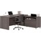 Bestar L Shaped Desk L-Shape Workstation, 71.1" D X 29.9" H, 71.1" W X Melamine, Bark Gray 120863-47 - alternate 1