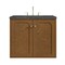 James Martin Vanities Laurent 30" Single Vanity, Honey Oak w/ 3 CM Parisien Bleu Silestone Top 545-V30-HNO-3PBL - alternate 10