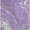 Homeroots 9' X 12' Purple Mint Green And Ivory Abstract Washable Indoor Outdoor Area Rug 618206 - alternate 9