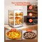 Vevor 3-Tier Commercial Food Warmer Display Pizza Cabinet 34L with LED Light NB-03-1 - alternate 7