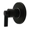 Kingston Brass Single-Handle Six-Way Diverter Valve with Round Trim Kit, Matte Black KS4030NDL - alternate 1