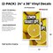 Signmission Lemon Shake Ups, Vinyl Decals Only 24 Inch x 36 Inch, Vinyl Decal, 2PK DSB-2436-2PACK-Lemon Shake Ups - alternate 2