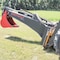 Greywolf Backhoe Attachment for Skid Steer Loaders, Gray/Red Powder Coat 1065 - alternate 10
