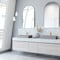 Vigo Orvieto Gothic Gray Concreto Stone 24 in. L x 15 in. W x 5 in. H Rectangular Vessel Bathroom Sink VG04070 - alternate 7