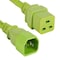 Sanoxy 8ft 14 AWG 15A 250V Power Cord IEC320 C14 to IEC320 C19, Green SNX-CBL-LDR-PW134-4208 - alternate 1