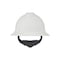Msa Safety V-Gard Slotted Full Brim Hard Hat, Fas-Trac III Suspension, Type I, Class E, White 475369 - alternate 1