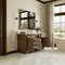 James Martin Vanities Brookfield 60 in. Single Vanity, Pecan w/ Single Hole 3CM White Zeus Silestone Top & Backsplash 547-V60S-PCN-1WZ - alternate 6