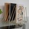 Martha Stewart Ryder Gold Metal 9 Slot Triangle Magazine File Holder, Desktop Organizer Sorter HH-OHD16-GLD-MS - alternate 10
