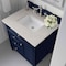 James Martin Vanities Brittany 30" Single Vanity, Victory Blue, w/ 3 CM Siberian Silestone Top 650-V30-VBL-3SFR - alternate 5