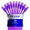 Maximm Cat6 Flat Ethernet Cable 50ft, 10PK, Purple, 10PK CAT6F-50FTPURPLE10PK - alternate 1