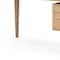 Homeroots 55" Light Brown Solid Wood Writing Desk With Four Drawers 605954 - alternate 5