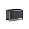 Homeroots 20" Black Wood Two Drawer Nightstand 284193 - alternate 9