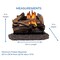 Duluth Forge Ventless Liquid Propane Gas Log Set - 18 in. Stacked Oak, 30,000 BTU, T-Stat Control DLS-L18T-2 DLS-N18T-1 - alternate 14