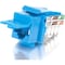 C2G 90&DEG; CAT5E RJ45 UTP KEYSTONE JACK - BLUE 35206 - alternate 2