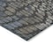 Homeroots 8' Charcoal Brown And Copper Round Abstract Washable Indoor Outdoor Area Rug 596784 - alternate 9