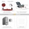 Nuwatt 4 Inch 2 Hour Square Fire Rated Recessed Lighting, Slim Wafer LED Lights 2700K-5000K, 900LM, 6PK NW-P-SQDL-4-12W-5CT-FR-WH-6P - alternate 8