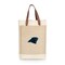Picnic Time Family Of Brands NFL Carolina Panthers - Pinot Jute 2 Bottle Insulated Wine Bag 539-02-187-054-2 - alternate 1