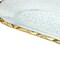 Homeroots 18in Clear and Gold Oval Crystal Serving Tray 517525 - alternate 5