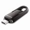 Sandisk Ultra Slider USB 3.2 Type C Flash Drive, 256 GB, Black SDCZ480256GA46 - alternate 4