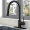 Anzzi 16 in. 1-Handle Pull-Down Sprayer Kitchen Faucet in Matte Black with 1.8 GPM and Dual Spray Modes KF-AZ601MB - alternate 1