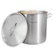 Megachef Professional Kitchen 26.4 Quart Large Round Stainless Steel Stock Pot with Lid MG-200705 - alternate 1