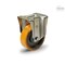 Elesa 451463 Medium-heavy duty castors Mould-on polyurethane coating, Fixed plate bracketke 451463 - alternate 1