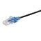 Monoprice Voice and Data Patch Cord, Black, 1 ft L 44498 - alternate 1