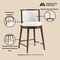 Manhattan Comfort Evalyn Counter Stool  in White CS021-WH - alternate 9