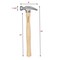 Big Horn 21 Oz Straight Handle Framing Hammer (BJ21FMS) 15100 - alternate 6