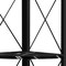 Homeroots 59" Black Metal Four Tier Corner Bookcase 489789 - alternate 5
