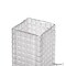 Uniquewise Set of 2 Square Frosted Clear Glass Table Vase - A Timeless Centerpiece for Dining Tables QI004738.CR.2 - alternate 10