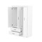 Homeroots White Solid and Manufactured Wood Bedroom Set 592875 - alternate 10
