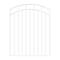 Nuvo Iron 45-in W x 56-in H Glossy Wht Benitoite Gate Arched 48-in W Opening SC Hardware W/Dbl Side Handle IBGA4556GW - alternate 1