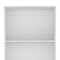 Homeroots 71" White Wood Four Tier Bookcase 546592 - alternate 16