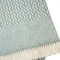 Homeroots 55" X 70" Sage Cotton Blend Woven Plush Throw Blanket with Fringe 632924 - alternate 6