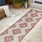 Jonathan Y Lior Geometric Moroccan Diamond Salmon/Cream 2 ft. x 8 ft. Indoor/Outdoor Runner Rug TSN202B-28 - alternate 8