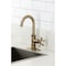 Kingston Brass Single-Handle Bar Faucet, Antique Brass KSD8503NX - alternate 6